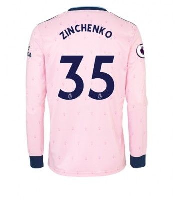 Arsenal Oleksandr Zinchenko #35 Tredjedrakt 2022-23 Langermet